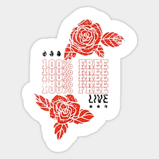 Love 100% Sticker